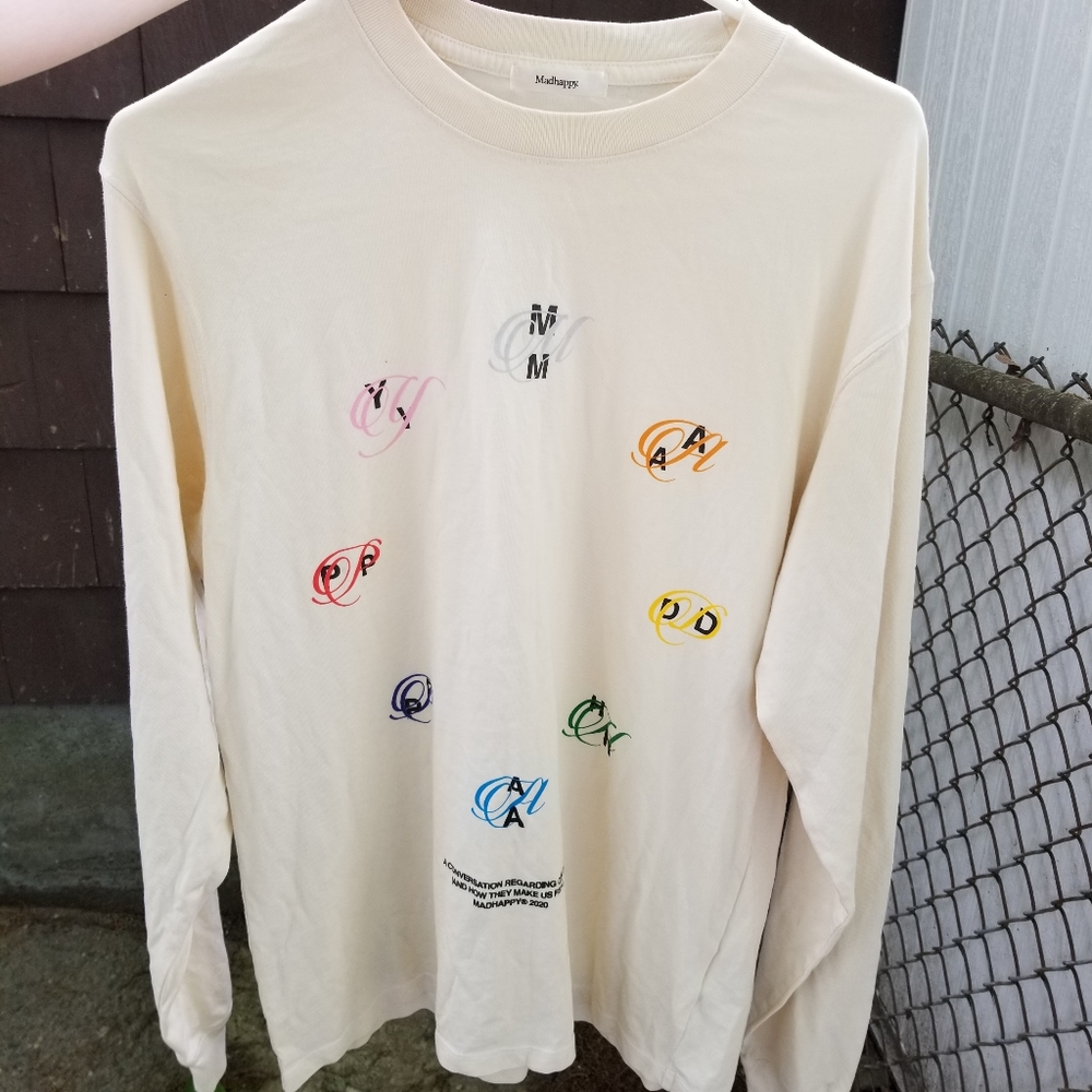 Madhappy Rainbow Logo Longeleeve Tee - Men's S